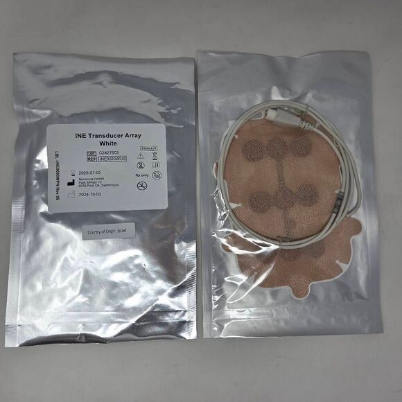 NOVOCURE OPTUNE GIO INE TRANSDUCER ARRAY ELECTRODE BLACK 1 PIECE EXP 6/17/2025 - Picture 1 of 3